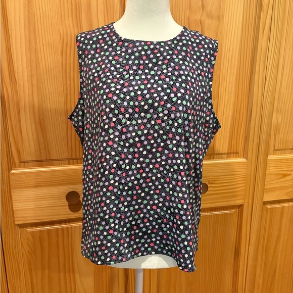 Notations Pastel Polka Dot Print
Sleeveless Top - Picture 1 of 9